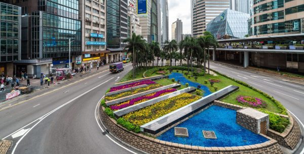Hong Kong Central road